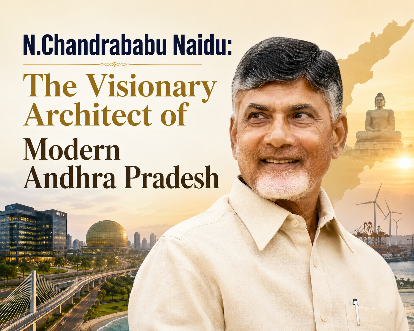 N.Chandrababu Naidu: The Visionary Architect of Modern Andhra Pradesh