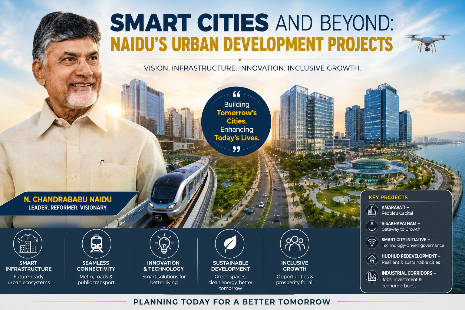 Smart Cities and Beyond: Naidu’s Urban Development Projects